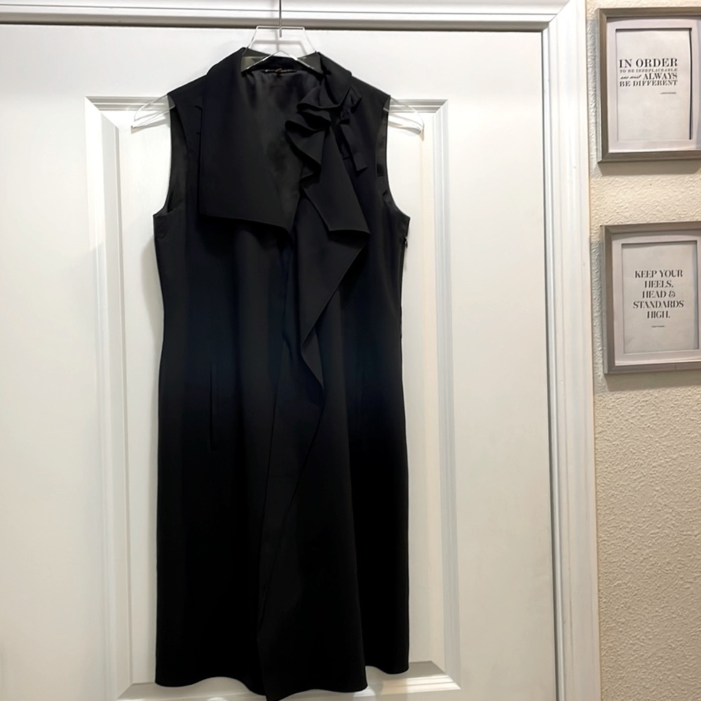 Elie Tahari Black Sleeveless Dress